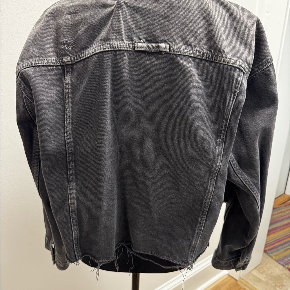 We The Free Charcoal Jean Jacket size XS - Picture 2 of 3